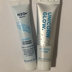 Unicorn Glow primer & Oasis hydration treatment